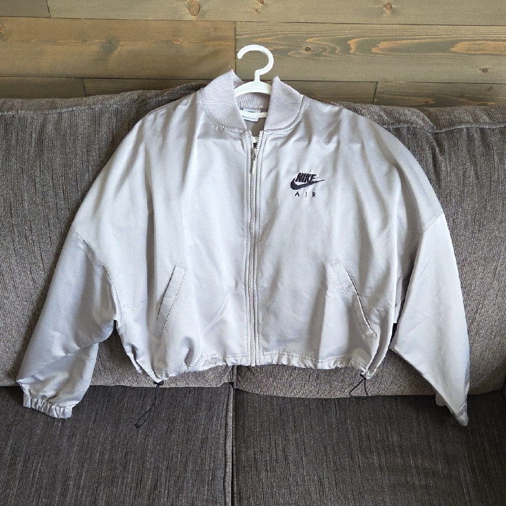 Nike Air Light Gray Bomber Jacket